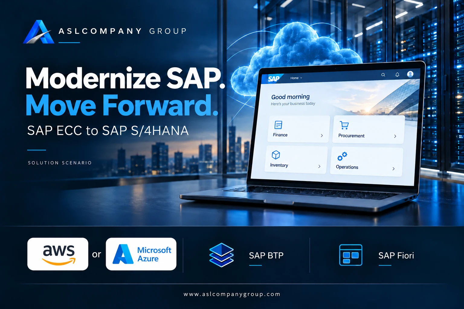 SAP ECC to SAP S/4HANA on AWS or Azure — solution scenario